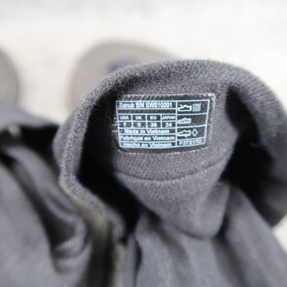 Sanuk Shoes Womens 7 Sandal Yoga Sling Comfort Active Flats Active Black Pull On - Picture 13 of 14